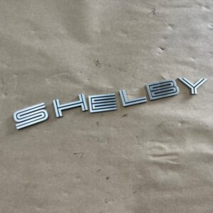 2007-2014 Ford Mustang Shelby GT500 Decklid Shelby Trunk Letters Emblems