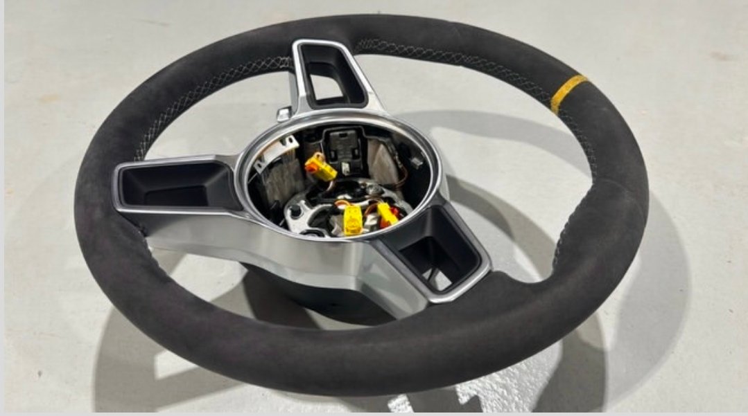 OEM Porsche 991.1 GT Alcantara Steering Wheel Factory-Original part.