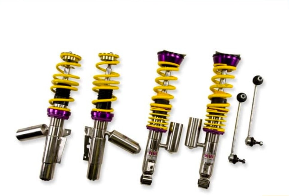 Porsche KW Variant 3 Kit With Adjustable Compression and Rebound Damping
