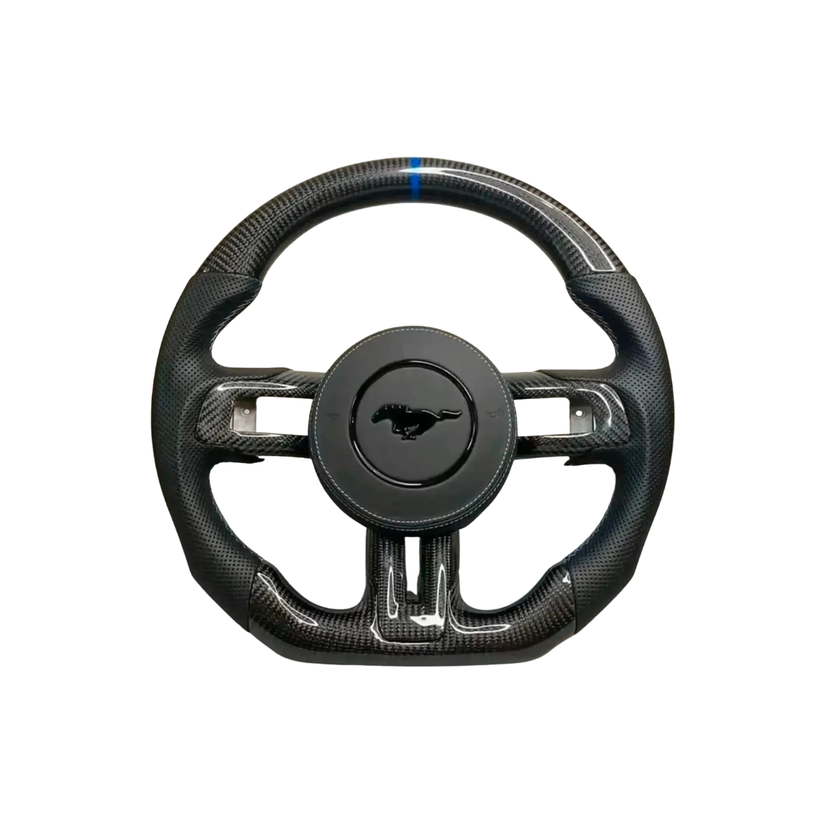 2015–2023 Ford Mustang S550 Carbon Fiber Steering Wheel – Performance Style